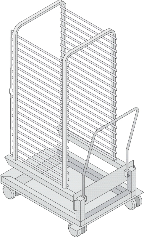 Rack Móvil MOD202 - 16 Guias 80 MM