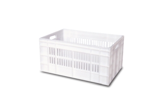 Pack 2 Cajas Ranurada Medio Fondo 600X400X300 MM Blanca