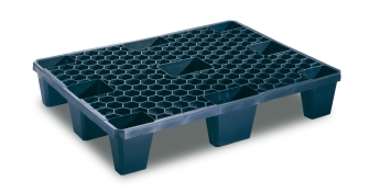 Pack 2 Palet 800X600X145MM base Nido De Abeja Negro