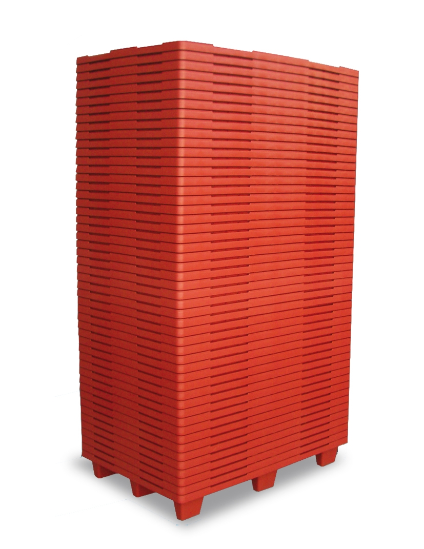 Palet Encaj 1200X800X145 MM Superfic Rejada 9 Pies Negro 1