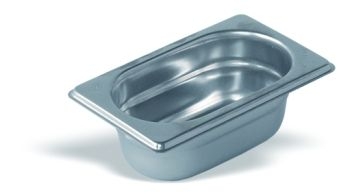 Cubeta De Acero Inox 18/10 GN 1/9 100 MM