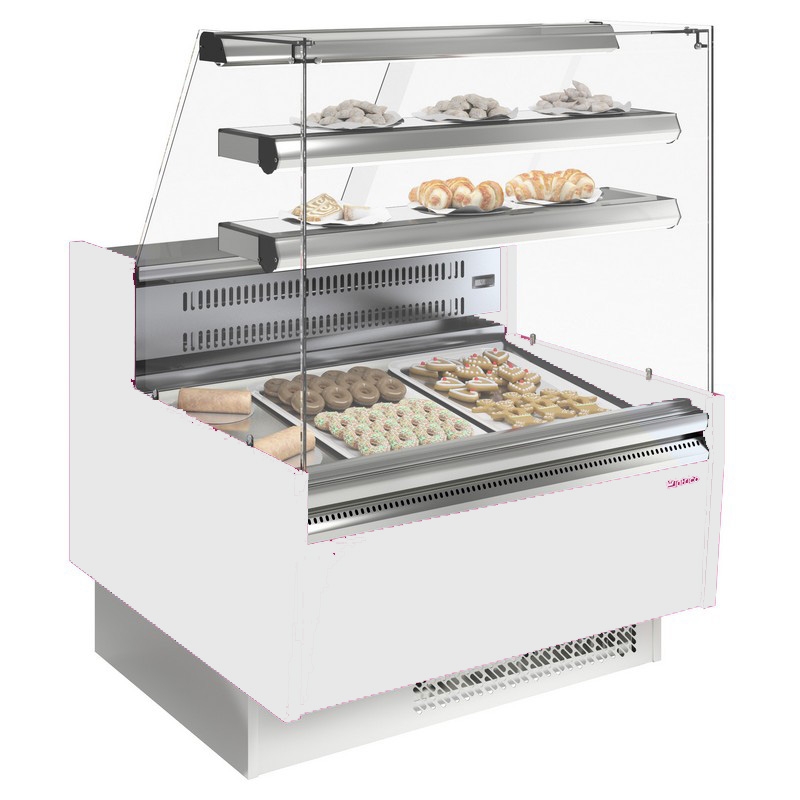 Vitrina Pasteleria VGL9P Refrigerada 938X985X1345 MM Blanca