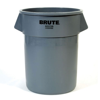 Contenedor Residuos Industrial Brute De 208 Litros Gris