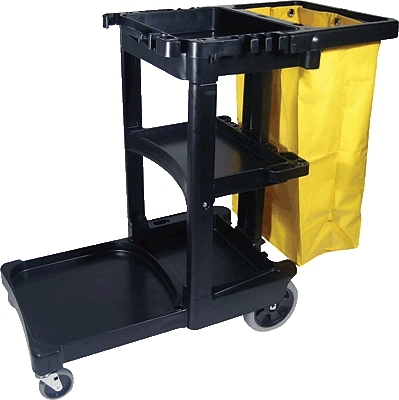 Carro De Limpieza Negro 117X55X98 Cm RUBBERMAID