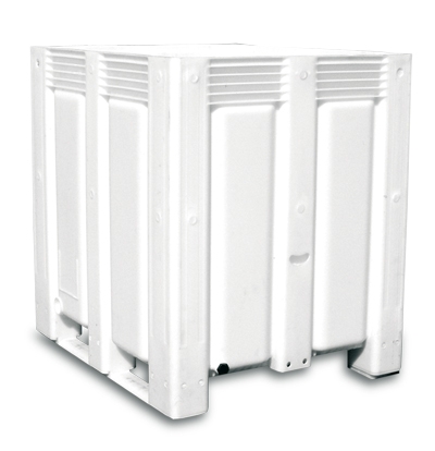 Paletbox Cerrado Con 3 Travesaños 1200X1000X1200 MM