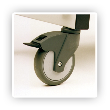 Ruedas Cincadas Ø 125 MM Para Estanteria Modular