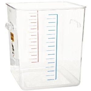 Recipiente Cuadrado De 17 L Transparente