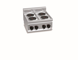 Cocina Electrica 4 Fuegos E6P4B Classic Sobremesa