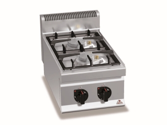 Cocina A Gas 2 Fuegos G7F2BP Max Power Sobremesa