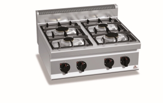 Cocina A Gas 4 Fuegos G7F4B High Power Sobremesa