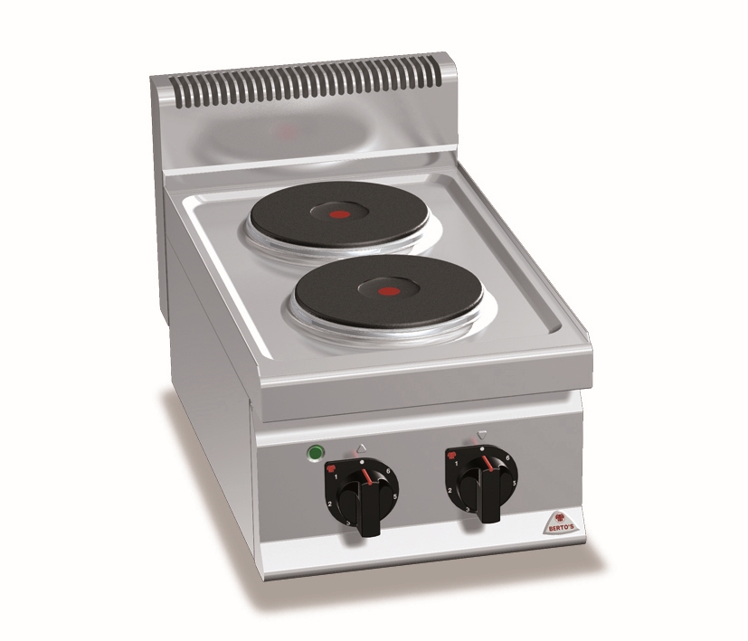 Cocina Electrica 2 Fuegos Ø 22 CM E7P2B H Power Sobremesa