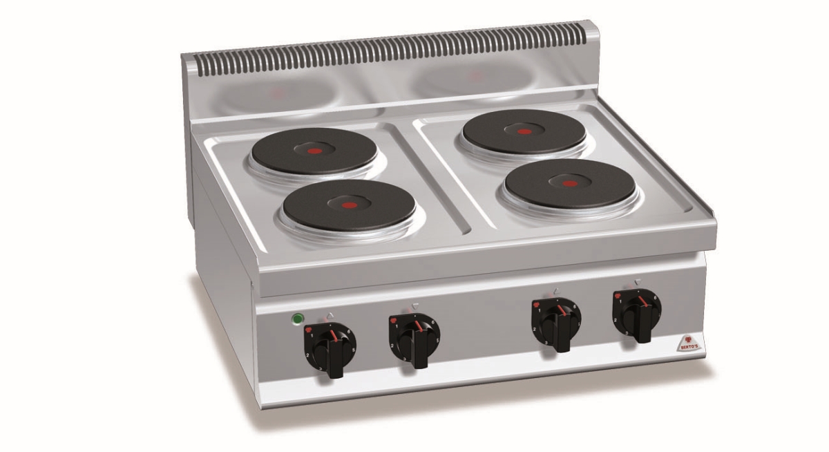 Cocina eléctrica 4 fogones y horno eléctrico Bartscher 286225