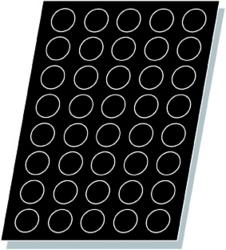 Pack 5 Moldes Tartaletasø42 MM De Flexipan 60X40 CM