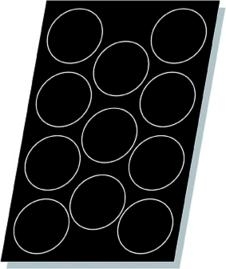 Pack 5 Moldes Pizzas Ø 186MM De Flexipan 60X40CM