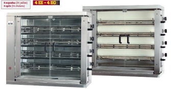 Asador De Pollos Vertical 4 EG A Gas Natural