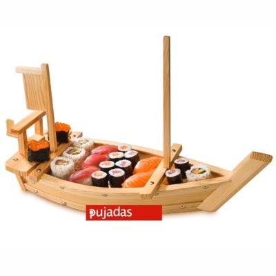 Barco Presentacion Sushi 50X20X31 CM