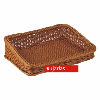 Cesta Rectangular Inclinada 40X28 CM Altura 6 / 10 CM