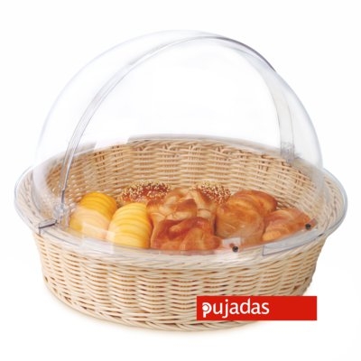 Pack 6 Cesta Polipropileno Buffet Redonda Ø 40X30 CM