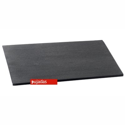 Pack 6 Soporte Presentacion Melamina 530X165 MM Negro