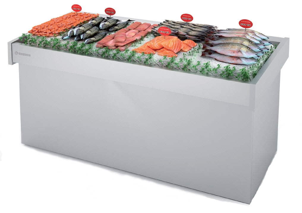 Mostrador Pescadería BFP-270 Medidas 270X95X100 Cm