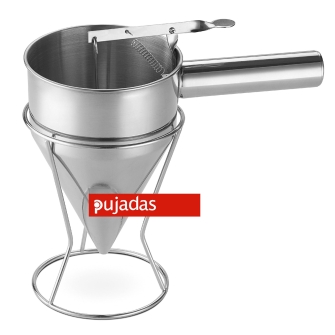 Embudo Dosificador Basico Con Soporte 1 Litro