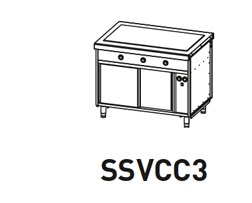 Self Vitrocerámica SSVCC3 Con Reserva Caliente