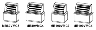 Mesa Gastrobuffet MB100VMC3 Vit Mural Con Cortina 1