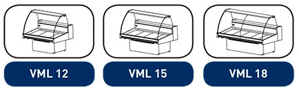 Vitrina Exp VML12 Para Pescado Serie Málaga 1