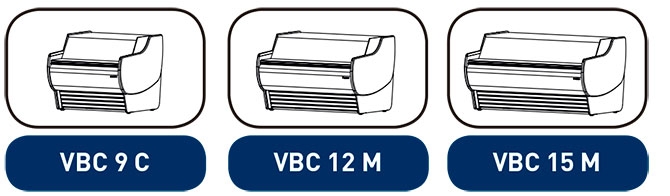 Mueble Caja Mostrador VBC 12 M Serie Barcelona 1