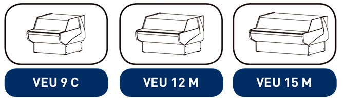 Mueble Caja Mostrador VEU 9 C Serie Europa 1