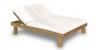 Camastro Madera Reclinable MOD CMR150NC Nautico Class Blanc