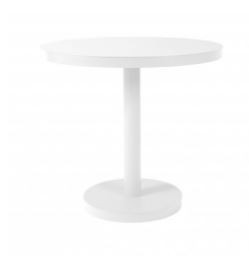 Mesa 70x70 cm pie central y base plana |  ®