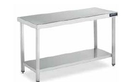 Mesa Central Acero Inox 2000X600X850 Con Estante