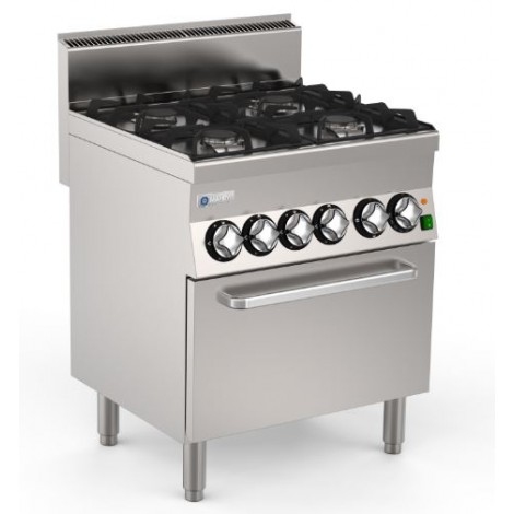 COCINA MIXTA CON HORNO ELEC 4 FUEGOS C6FEV7G MARENO