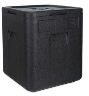 Contenedor Para Caldoinox Cap 22 Lts Basic Negro