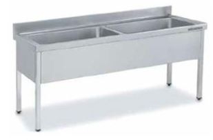 Fregadero Gran Capacidad 2 Cubas FBG20718 1800X700X850 MM