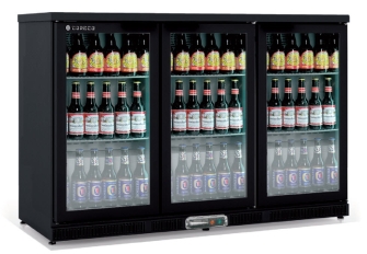 Expositor Refrigerado 3 Puertas ERH-350-L 1375X520X850 MM