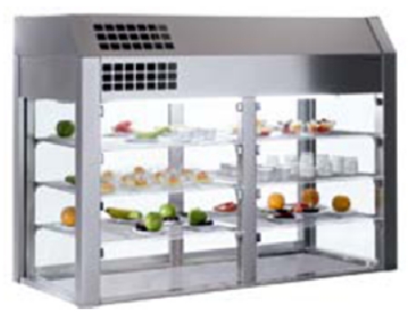 Vitrina Refrigerada 3 Niv 4 GN 1/1 Sin Base S1001001