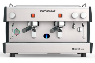 Cafetera 2 Grupos GAGGIA MOD VETRO 2G Elec Negra