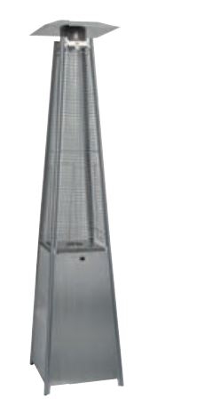 ESTUFA EXTERIOR TECNA-FLAMME PIRAMIDE INOX 5406000001