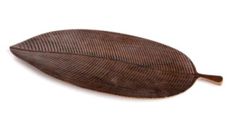 Bandeja hoja natural de 37.5x15 cm diámetro Pujadas