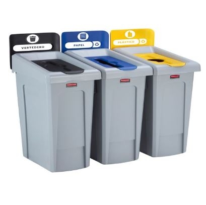 Centro de reciclaje Slim Jim kit 3 depósitos