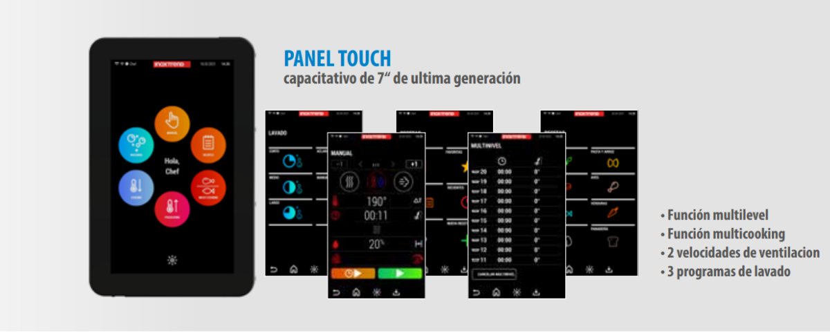 Horno mixto directo programable LEVEL-UP 1