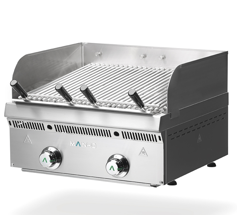 Parrilla de carbón volcánico Vasca Inox PBV-90