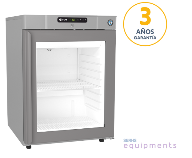 Refrigerador puerta cristal Inox Compact 220RHoshizaki