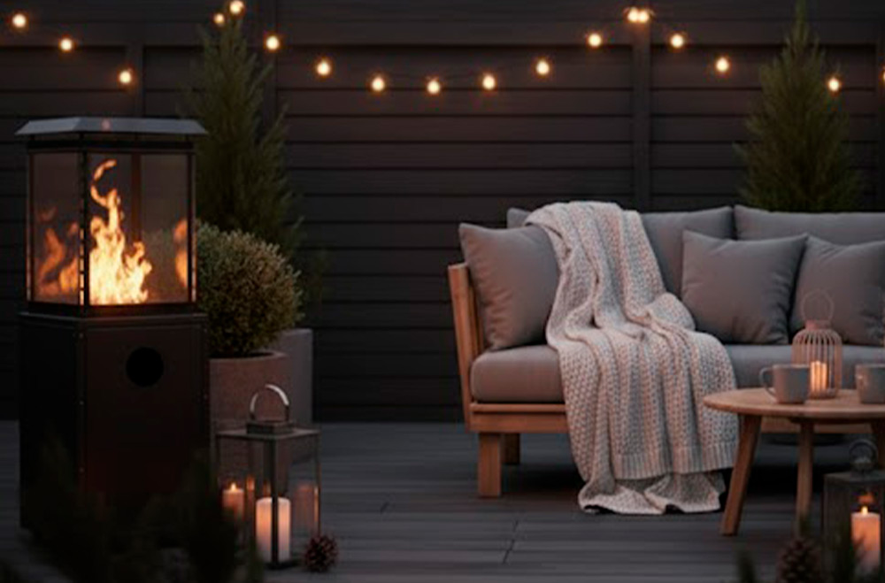 Que el frío no congele tu terraza: estufas que combinan estilo y confort