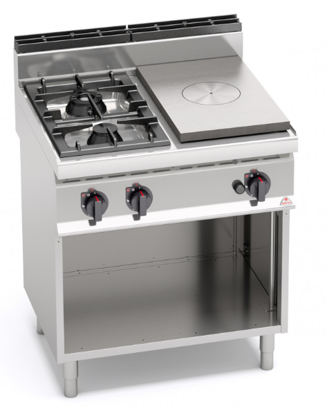 COCINA 2 FUEGOS A GAS + PLACARADIANTE MOD G7T4P2FM