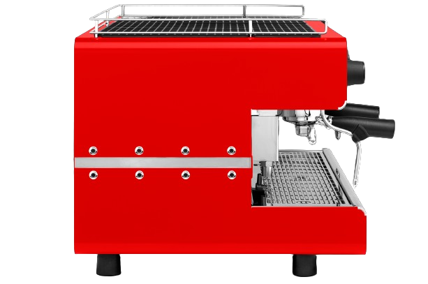 Cafetera 2 grupos compacta estándar rojo IB7 1