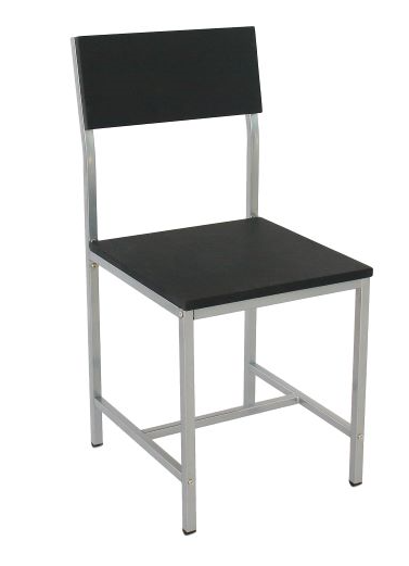 Silla Milano en color negro y gris